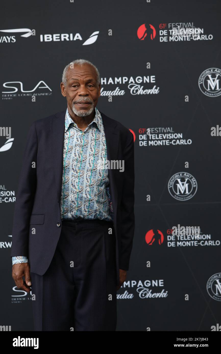 ©PHOTOPQR/NICE MATIN/Franz Chavaroche ; Monaco ; 17/06/2022 ; MONACO 61EME FESTIVAL DE TELEVISION - DANNY GLOVER cerimonia di apertura il 61st° Festival TV di Monte Carlo il 17 giugno 2022 a Monte-Carlo, Monaco Foto Stock