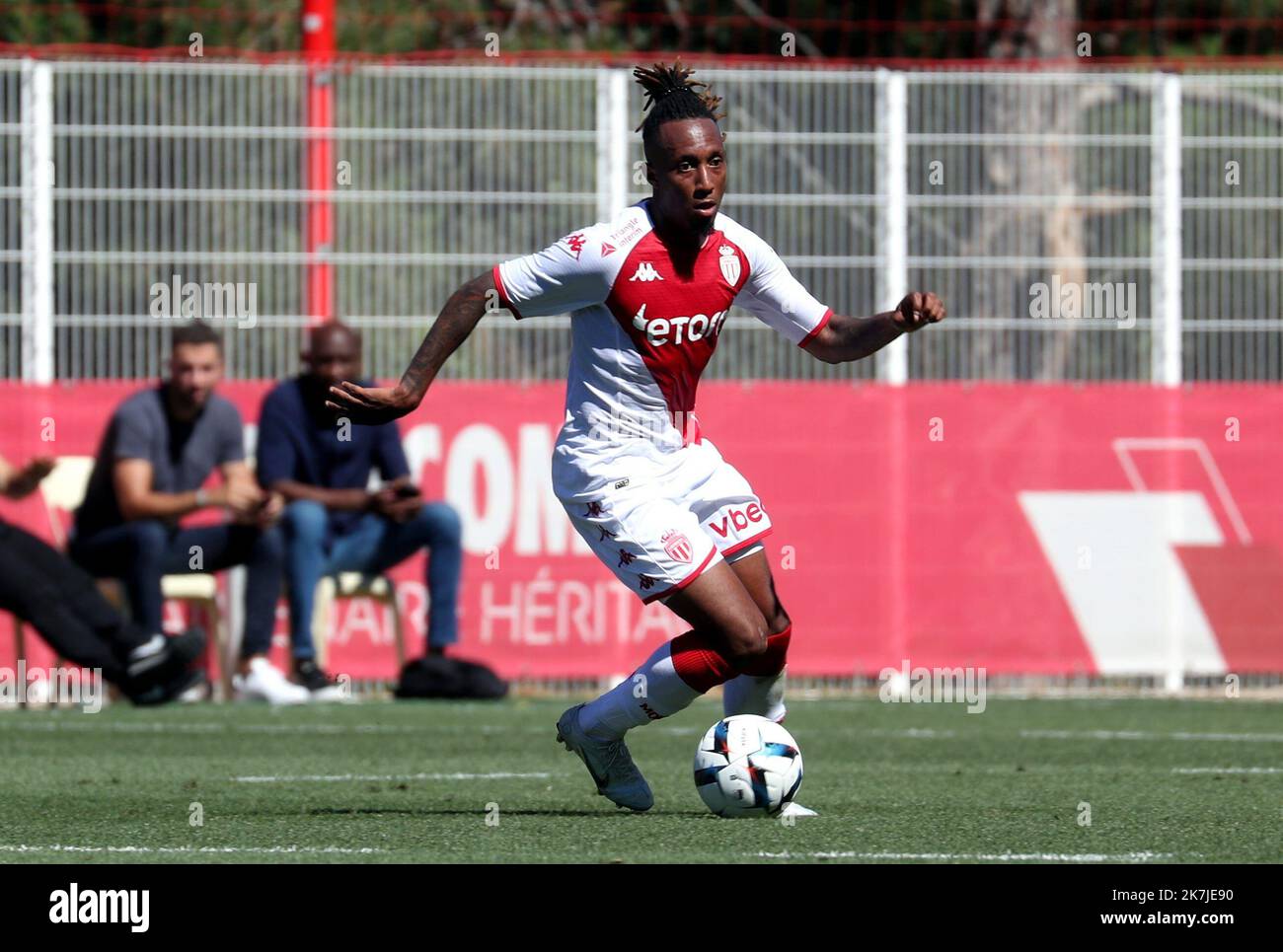 ©PHOTOPQR/NICE MATIN/Jean Francis Ottonello ; la Turbie ; 25/06/2022 ; AS Monaco / Cercle de Bruges - Match amical au center de performance de l'AS Monaco - Gelson Martins Foto Stock