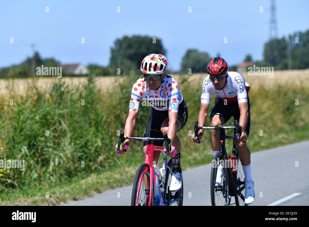 ©PHOTOPQR/VOIX DU NORD/PASCAL BONNIERE ; 05/07/2022 ; DUNKERQUE , le 5 juillet 2022 sport , ciclosme , tour de France , etape Dunkerque - Calais .PHOTO PASCAL BONNIERE / LA VOIX DU NORD - la 109th edizione del Tour de France si svolge dal 01 al 24 luglio 2022 - Foto Stock