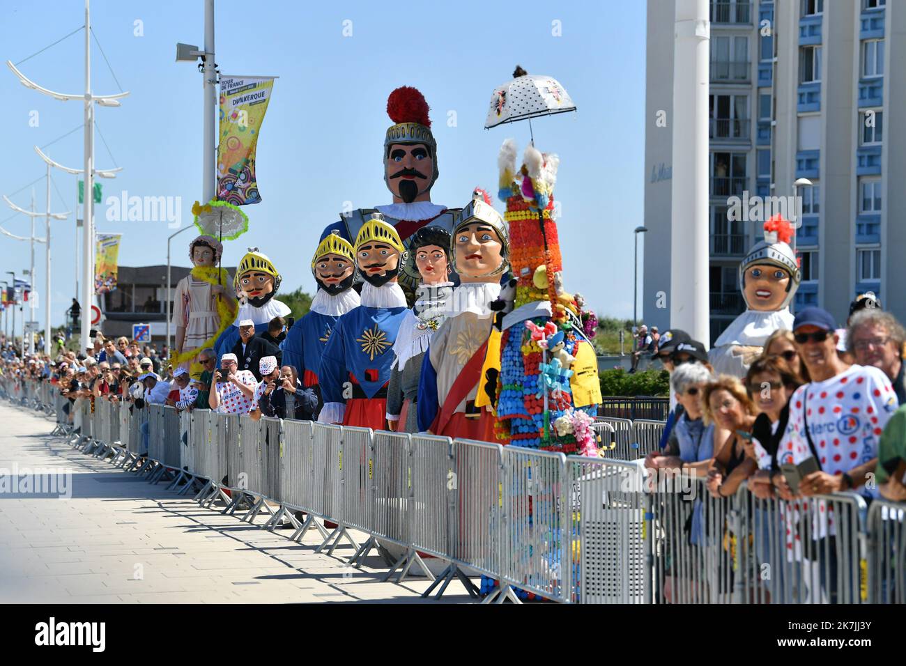 ©PHOTOPQR/VOIX DU NORD/PASCAL BONNIERE ; 05/07/2022 ; DUNKERQUE , le 5 juillet 2022 sport , ciclosme , tour de France , etape Dunkerque - Calais .PHOTO PASCAL BONNIERE / LA VOIX DU NORD - la 109th edizione del Tour de France si svolge dal 01 al 24 luglio 2022 - Foto Stock