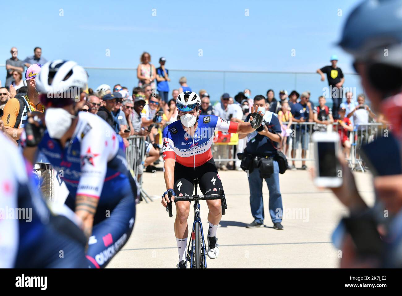 ©PHOTOPQR/VOIX DU NORD/PASCAL BONNIERE ; 05/07/2022 ; DUNKERQUE , le 5 juillet 2022 sport , ciclosme , tour de France , etape Dunkerque - Calais .PHOTO PASCAL BONNIERE / LA VOIX DU NORD - la 109th edizione del Tour de France si svolge dal 01 al 24 luglio 2022 - Foto Stock