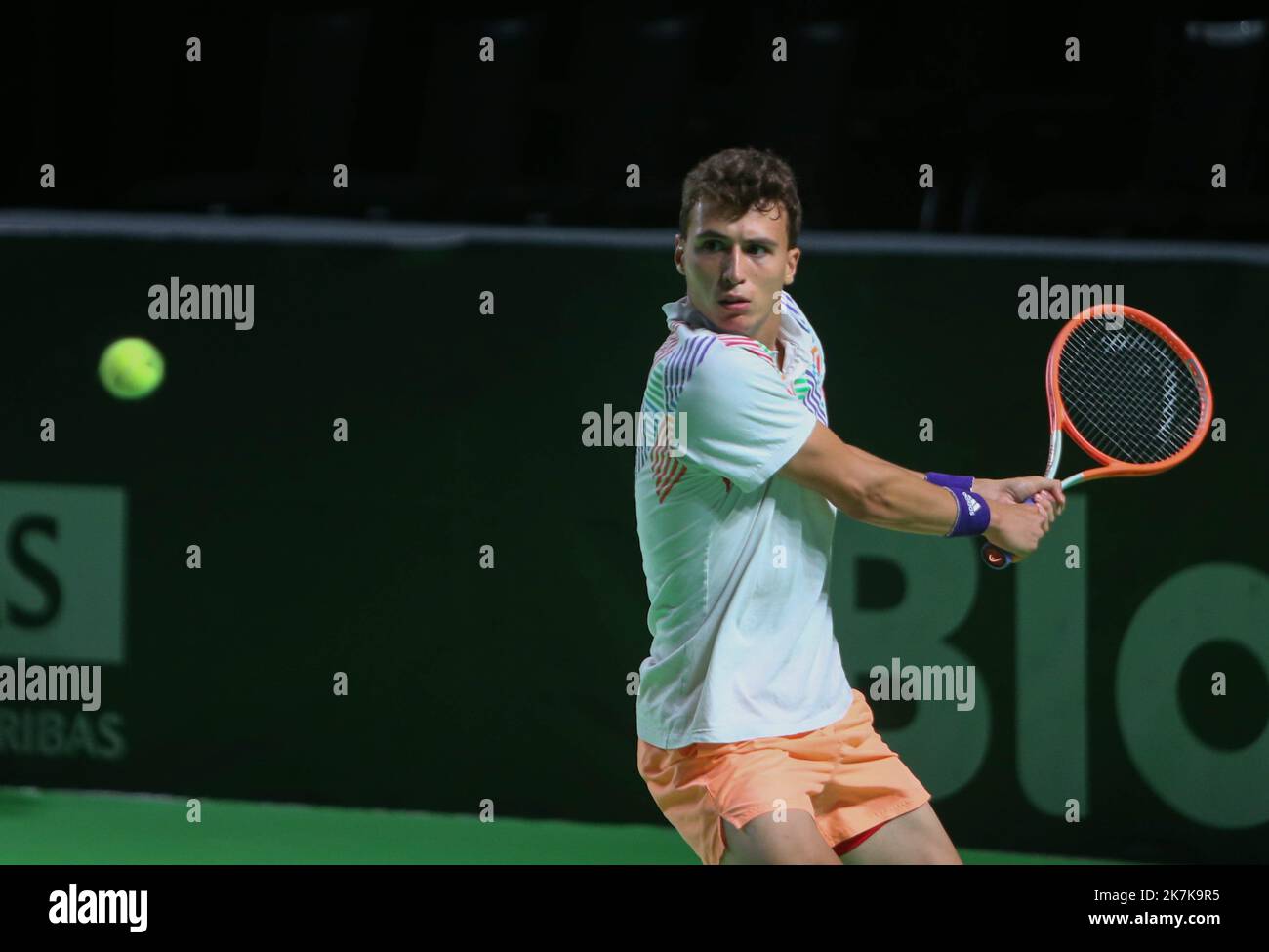 ©Laurent Lairys/MAXPPP - Clement Chidekh of France The Open de Rennes 2022, ATP Challenger tennis Tournament il 12 settembre 2022 allo stadio le Liberté di Rennes, Francia - Foto Laurent Lairys / MAXPPP Foto Stock