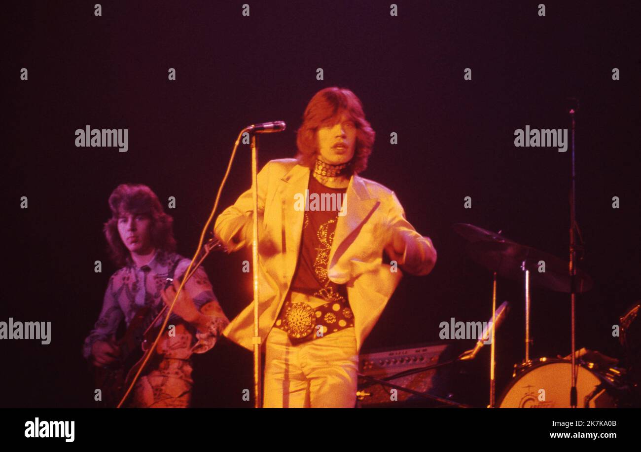 ©Philippe Gras / le Pictorium/MAXPPP - Parigi 03/10/1970 Philippe Gras / le Pictorium - 03/10/1970 - Francia / Ile-de-France / Parigi - Concert des Rolling Stones au Palais des sports de Lyon, le 3 ottobre 1970 / 03/10/1970 - Francia / Ile-de-France (regione) / Parigi - Concerto dei Rolling Stones al Palais des Sports di Lione, 3 ottobre 1970 Foto Stock