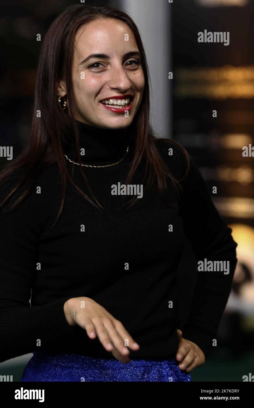 ©Francois Glories/MAXPPP - 23/09/2022 il regista italiano Victoria Fiore partecipa alla fotocellula 'Nascondino' durante il 18th° Festival del Cinema di Zurigo in Svizzera. Settembre 23 2022. Foto Stock