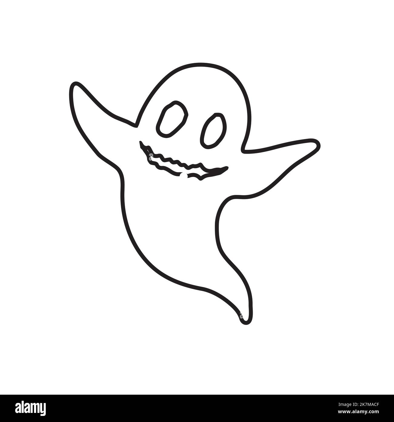 Halloween stregato per il vostro disegno per il Halloween di festa Illustrazione Vettoriale