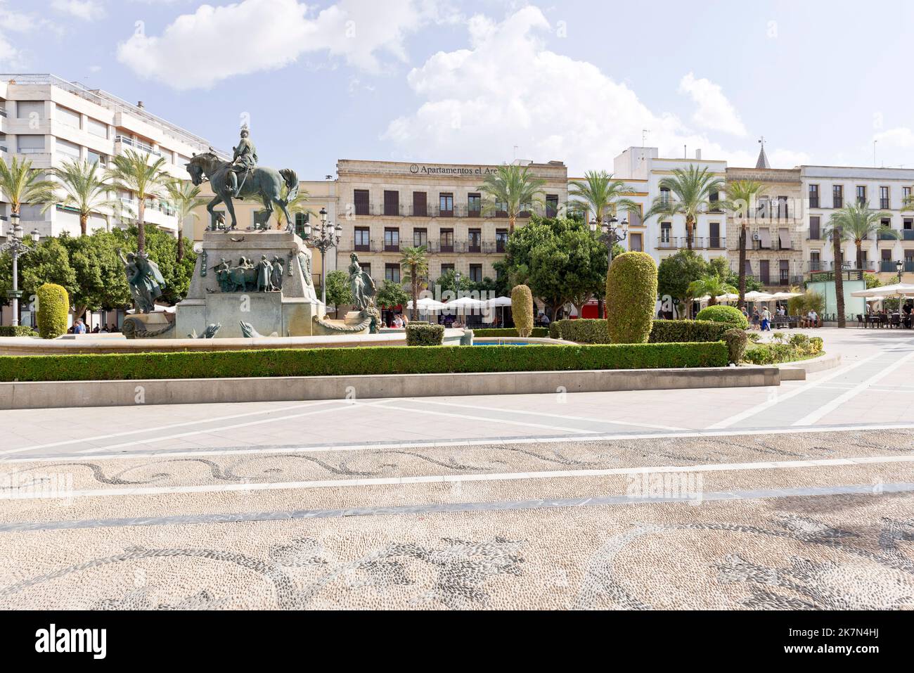 Plaza del Arenal, Jerez de la Frontera, Andalusia, Spagna Foto Stock