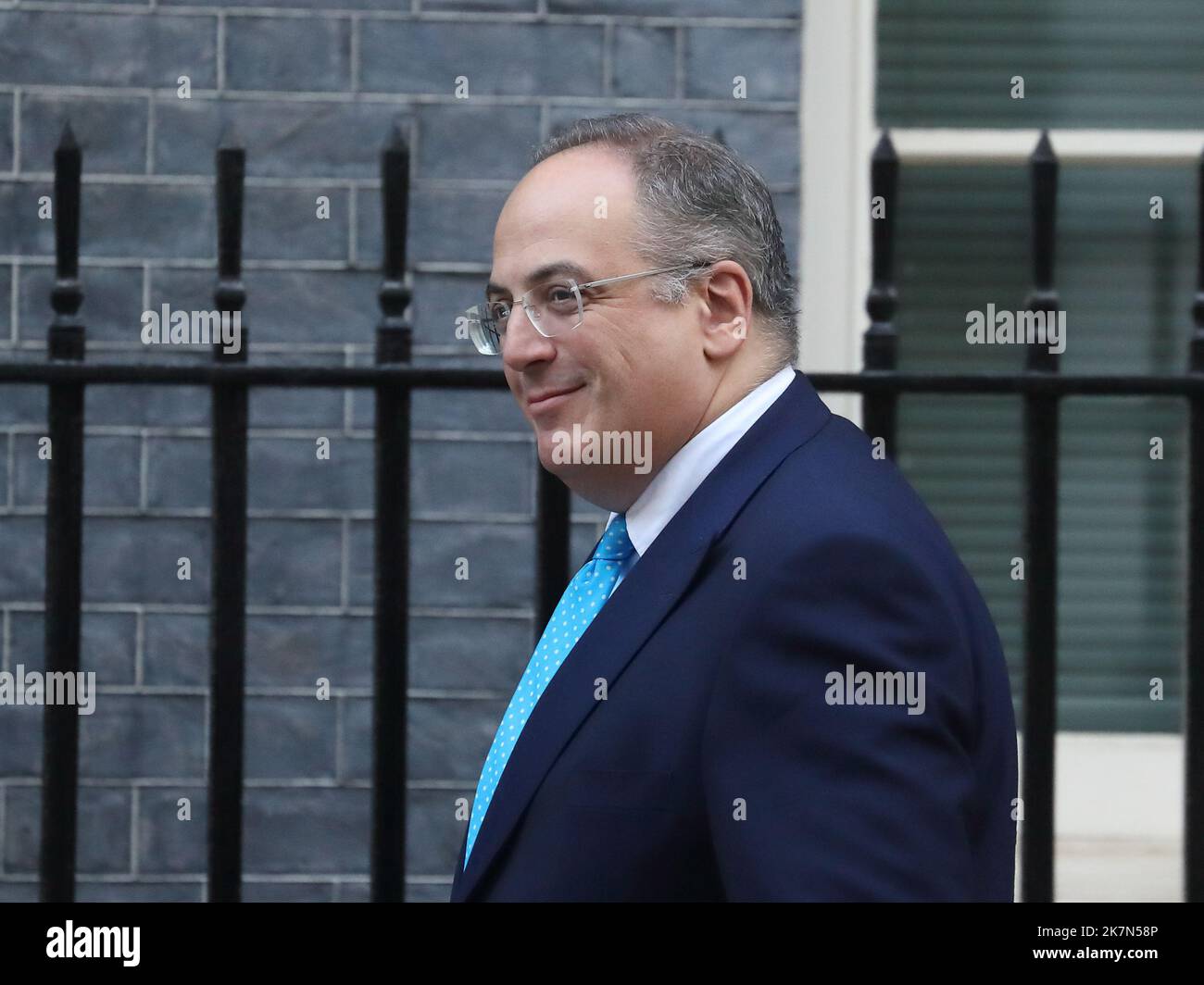 Londra, Regno Unito. 18th Ott 2022. Il procuratore generale Michael Ellis arriva a Downing Street n. 10 per la riunione del Gabinetto in mezzo alla speculazione sul futuro del primo ministro. Credit: Uwe Deffner/Alamy Live News Foto Stock