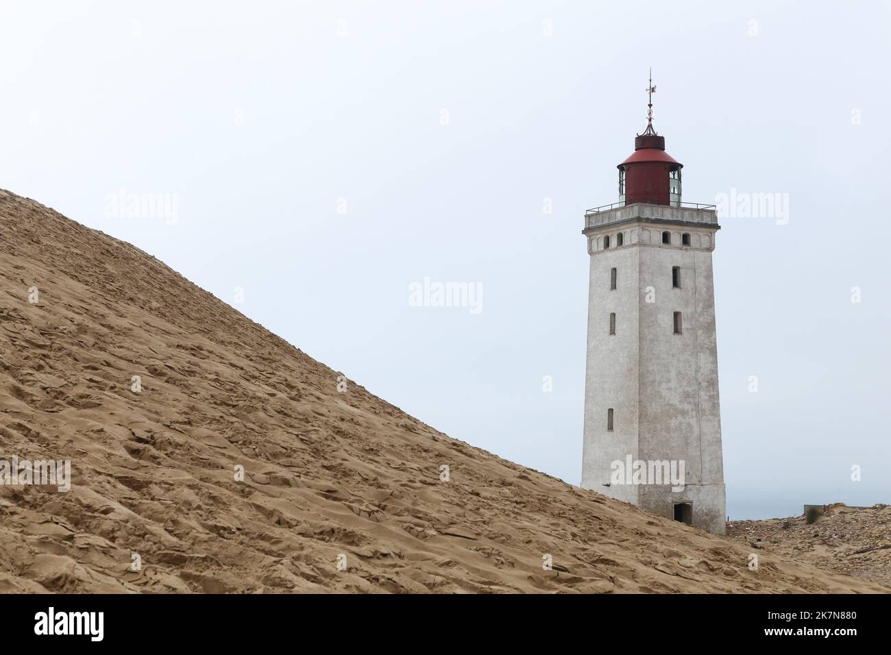 Faro di Rubjerg knude in Danimarca Foto Stock