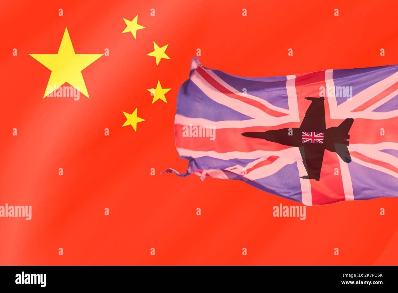 Cina reclutare ex piloti britannici RAF per addestrare il suo concetto militare Foto Stock