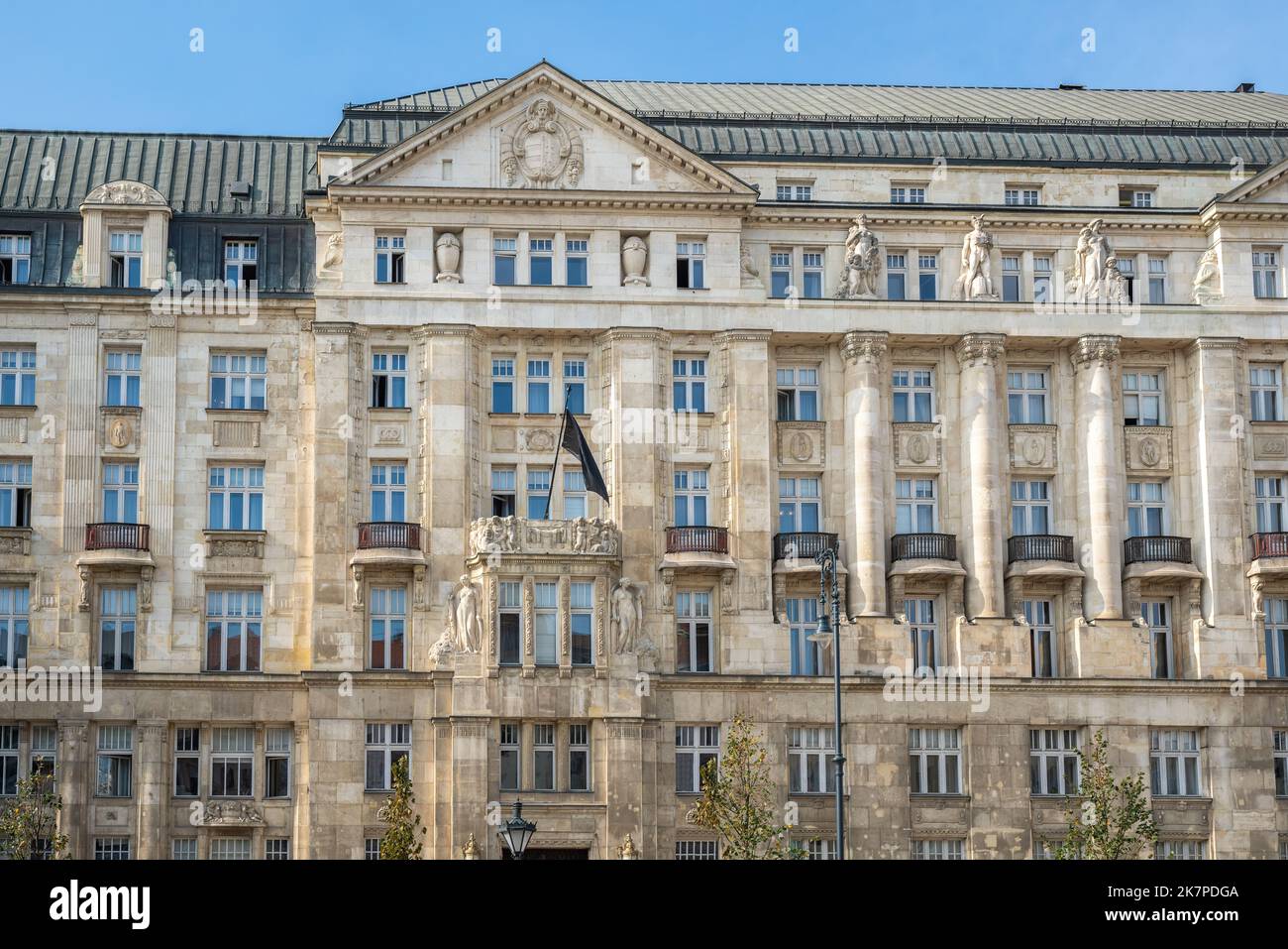 Ministero delle Finanze ungherese in piazza Jozsef Nador - Budapest, Ungheria Foto Stock