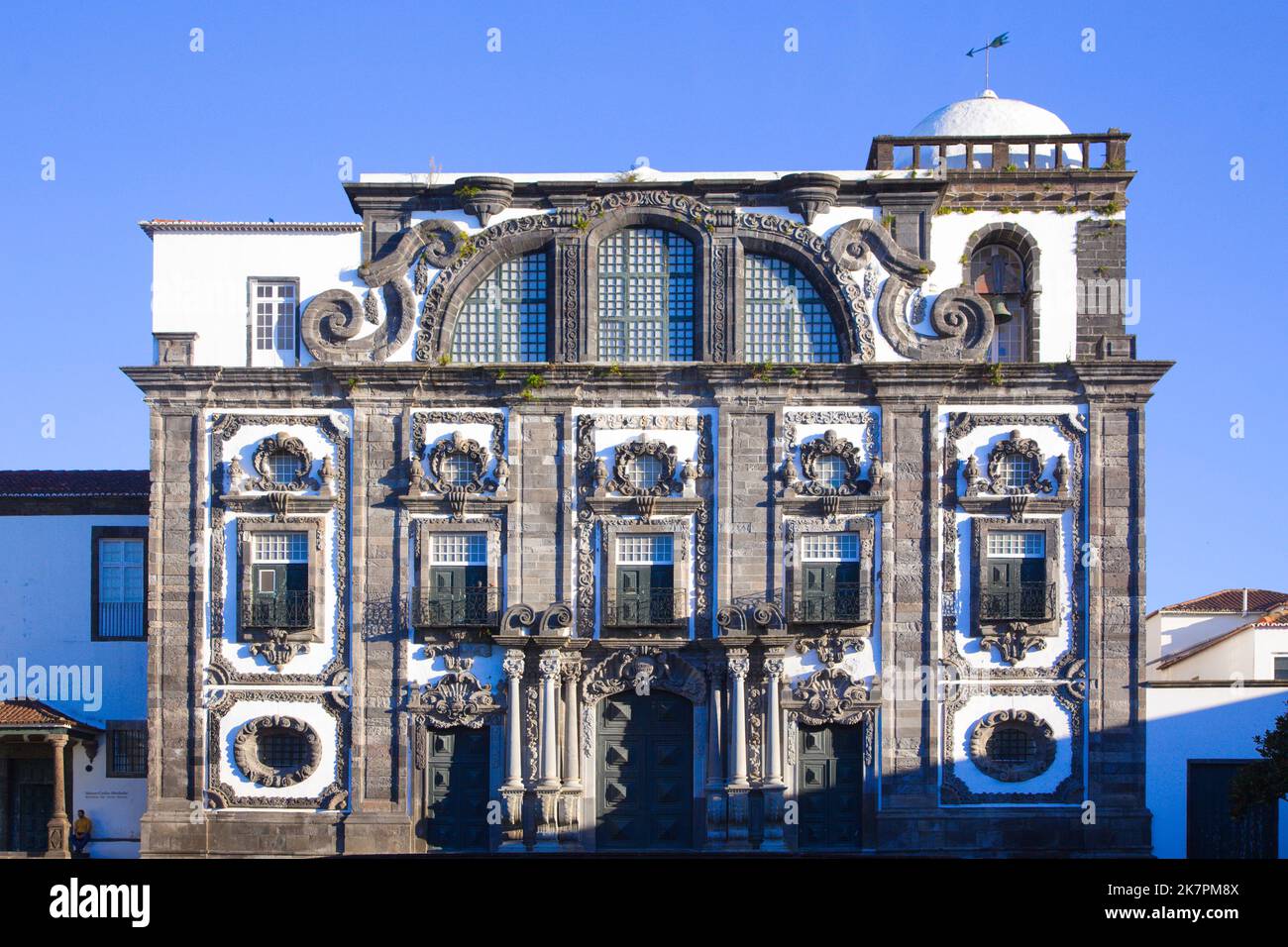 Portogallo, Azzorre, Isola di Sao Miguel, Ponta Delgada, Museo Carlos Machado, Convento di Santo Andre, Foto Stock