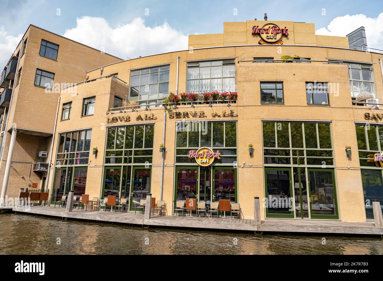 Hard Rock Waterfront hotel e ristorante ad Amsterdam Foto Stock