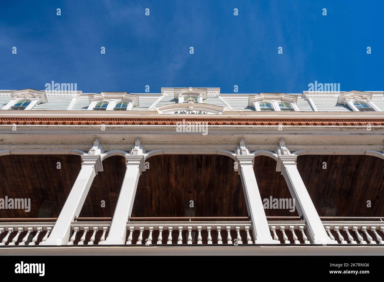 Ufficio governatori dello Stato del Vermont nell'edificio chiamato il Padiglione che prende il nome dal vecchio hotel a Montpelier, Vermont. Foto Stock