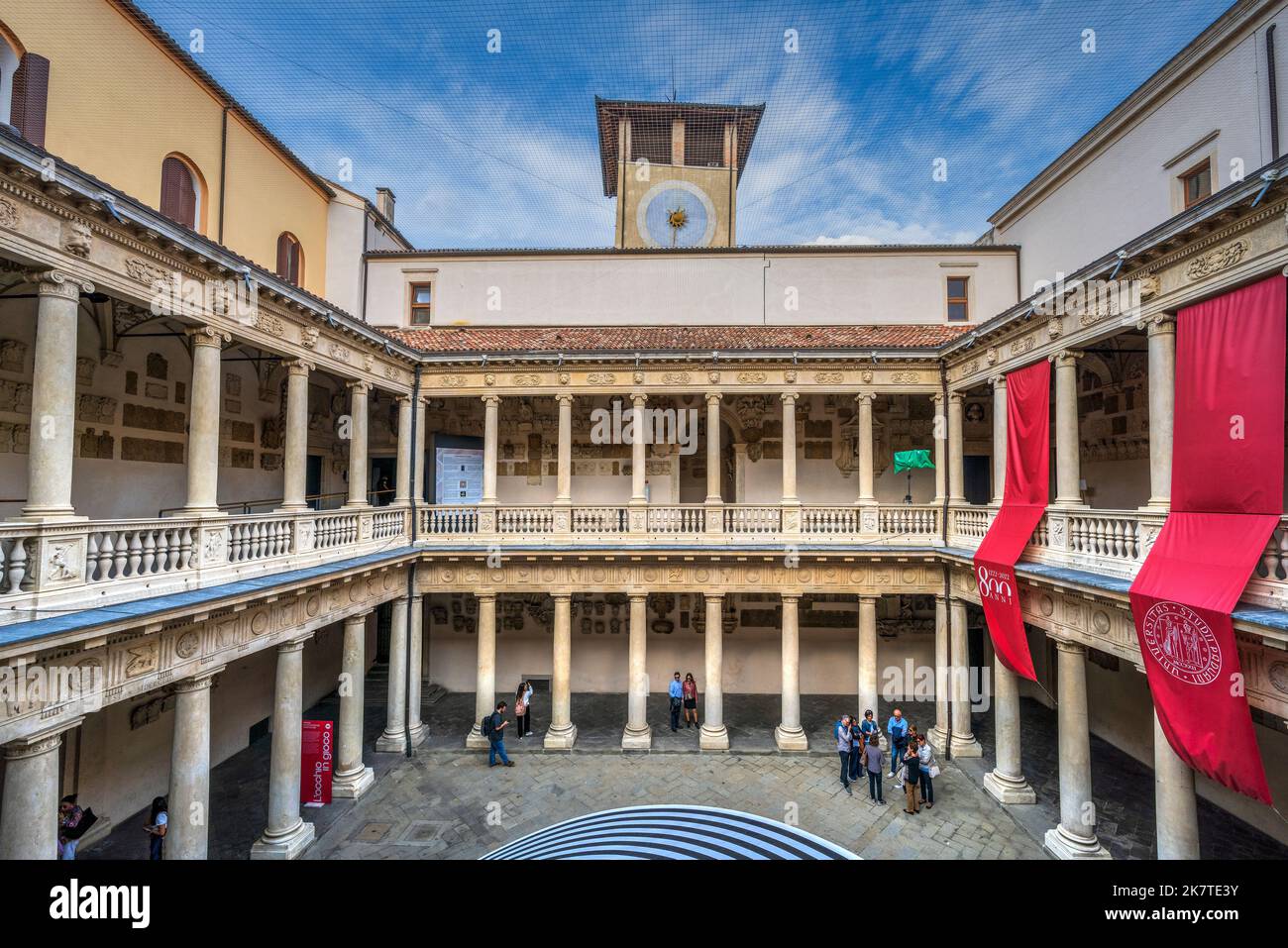 Fondata nel 1222, l'Università di Padova, Veneto, è la quinta università più antica del mondo. Foto Stock