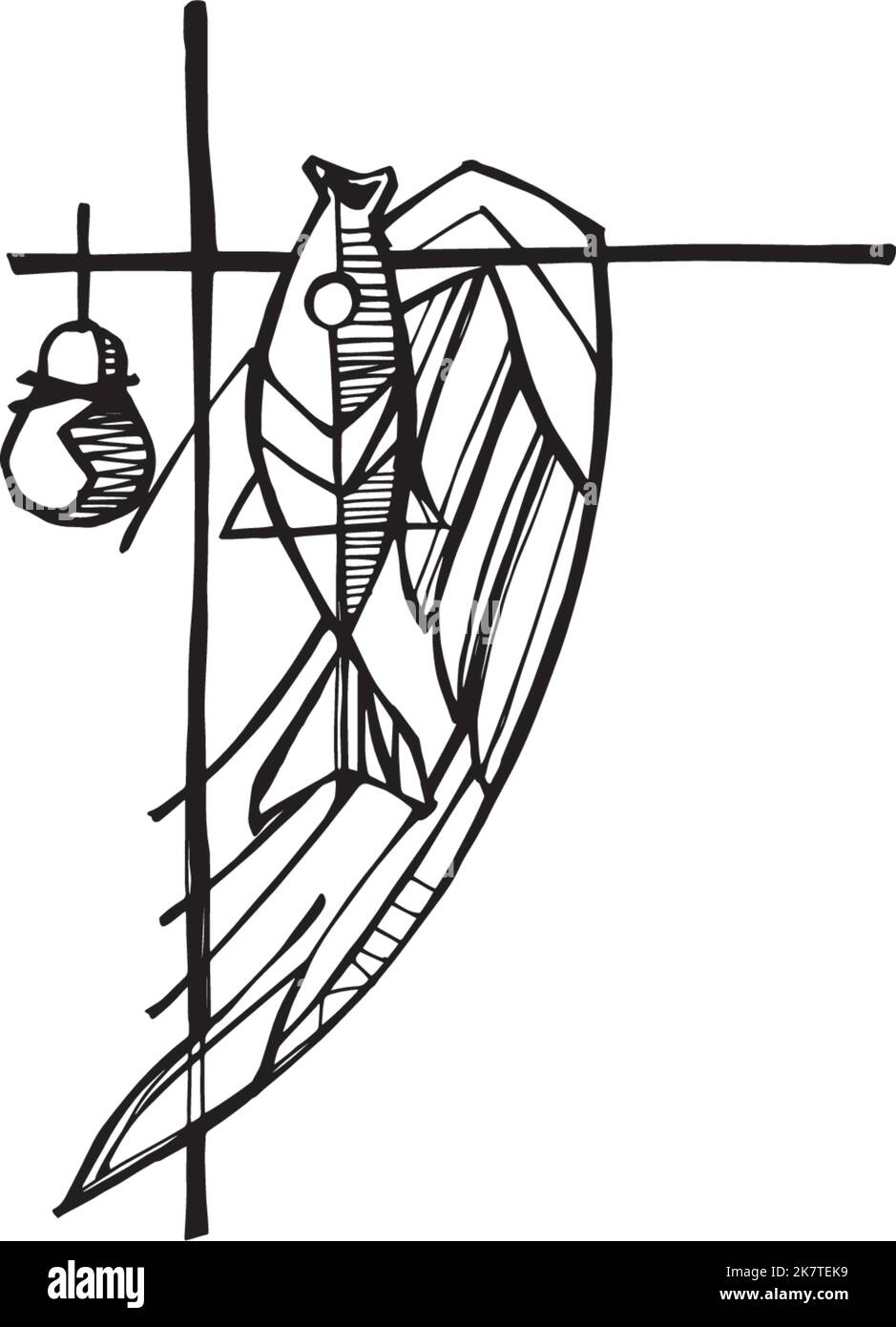 San Raffaello Arcangelo Illustrazione Vettoriale