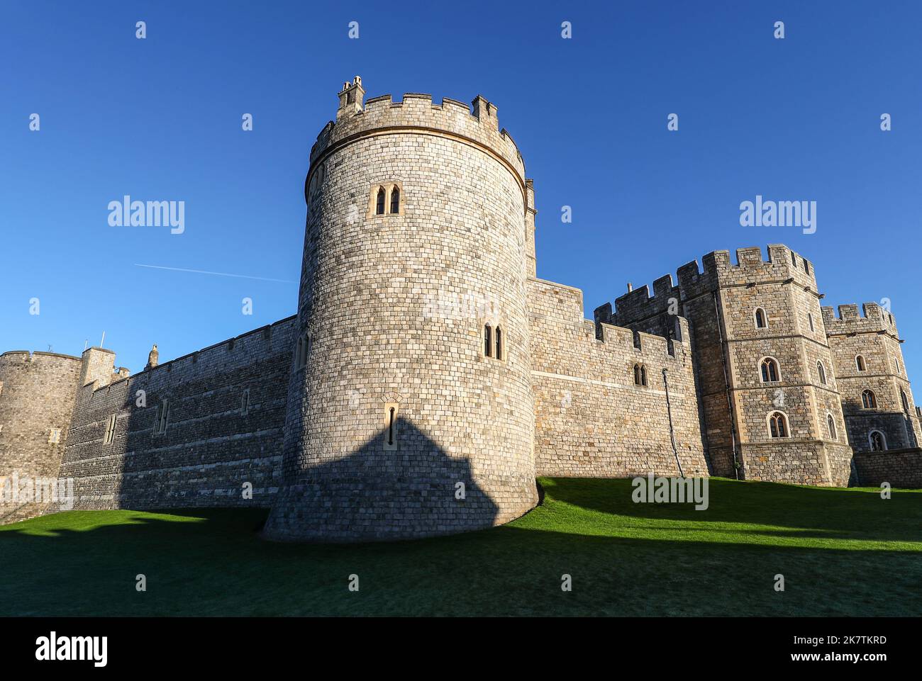 Castello di Windsor, Windsor, Regno Unito Foto Stock