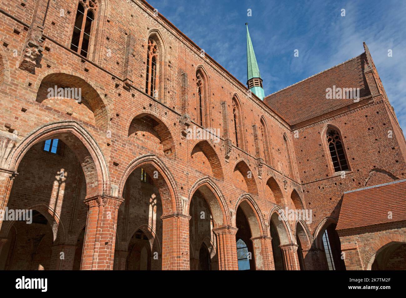 Ex abbazia cistercense Kloster Chorin in stile gotico, Germania Foto Stock