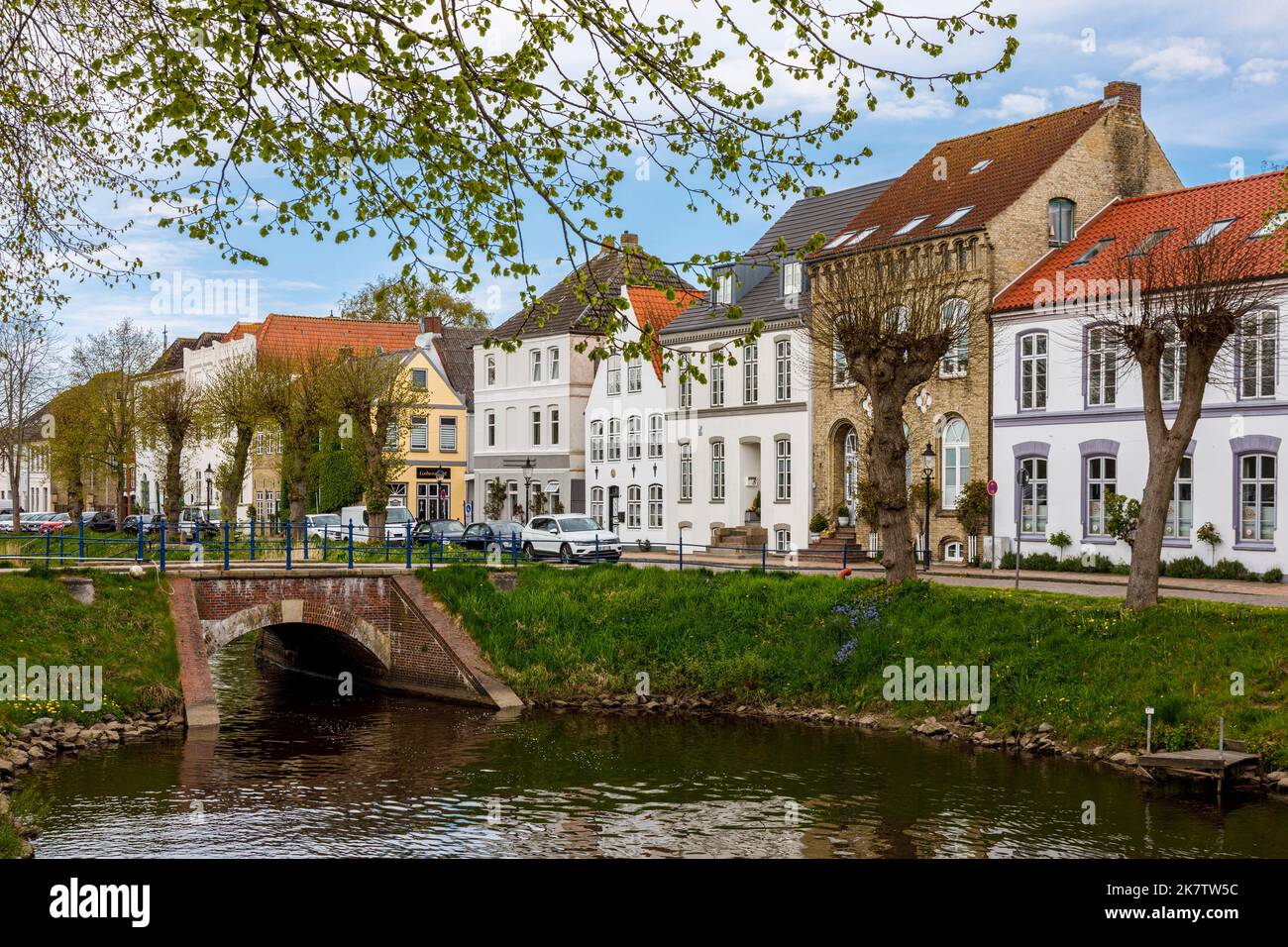 Centro storico di Friedrichstadt Foto Stock