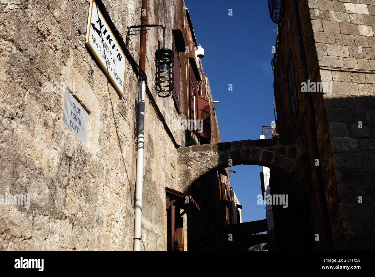 Grecia, DODECANNESO, Rodi Island_City_Medieval Town (parte 01) Foto Stock