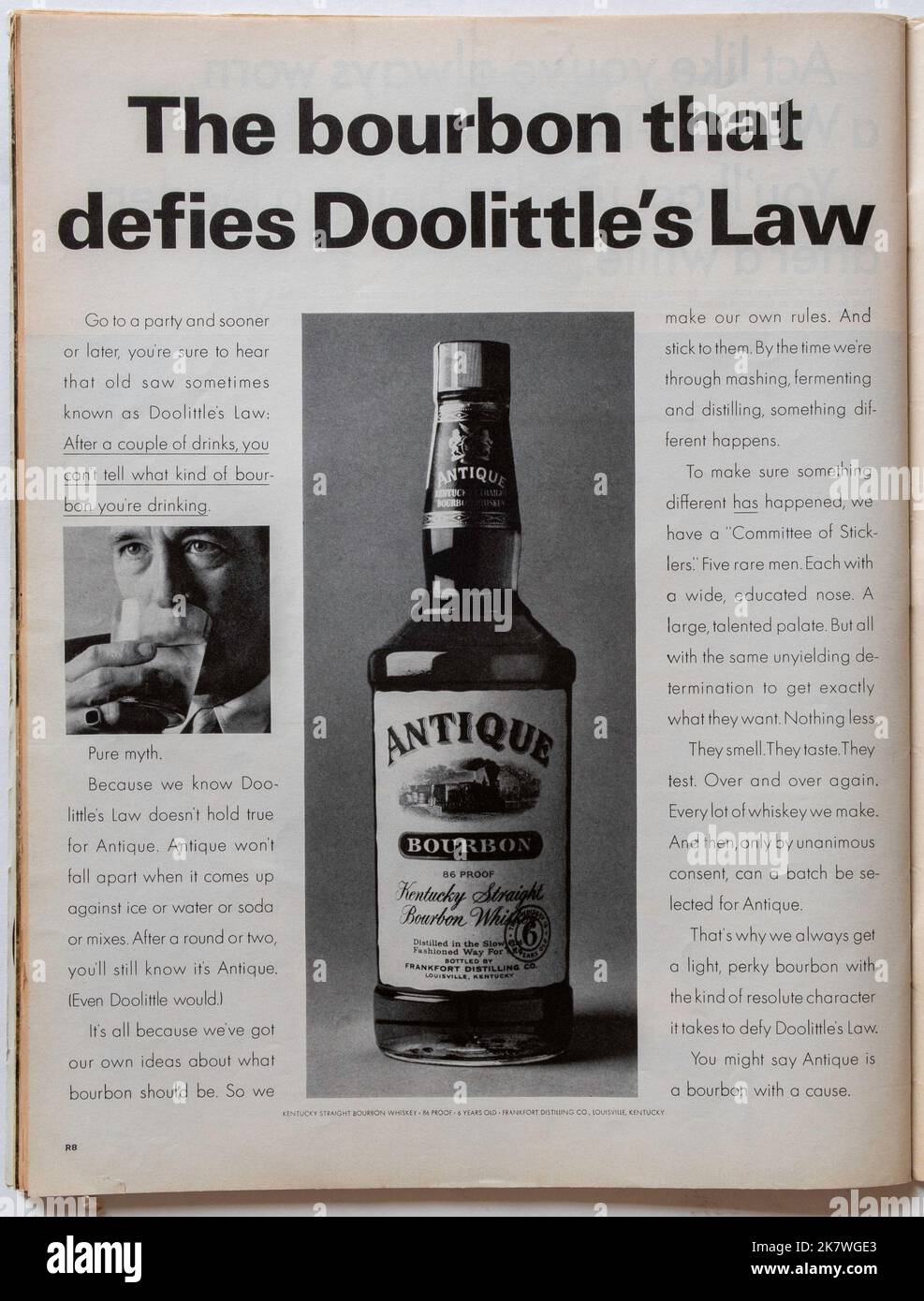 Vintage 24 Settembre 1965 'Life' Magazine Advert, USA Foto Stock