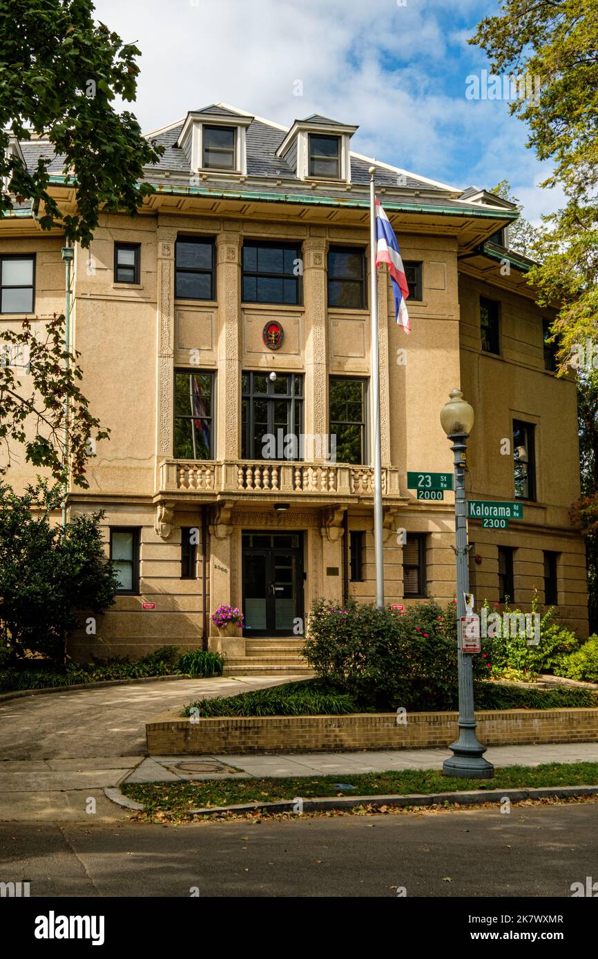 Royal Thai Embassy, 2300 Kalorama Road NW, Washington DC Foto Stock