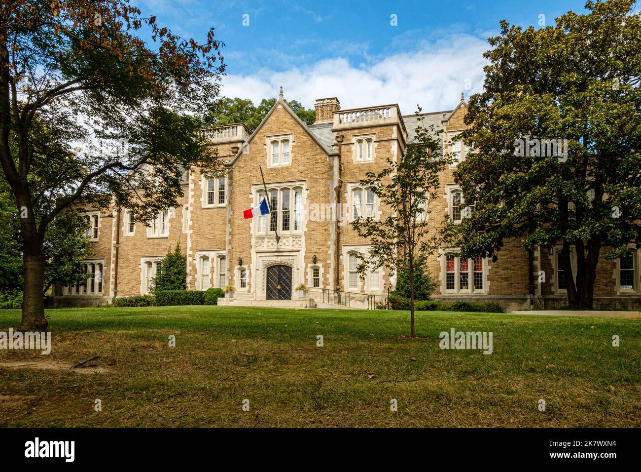 Residenza degli ambasciatori francesi, 2221 Kalorama Road NW, Washington DC Foto Stock