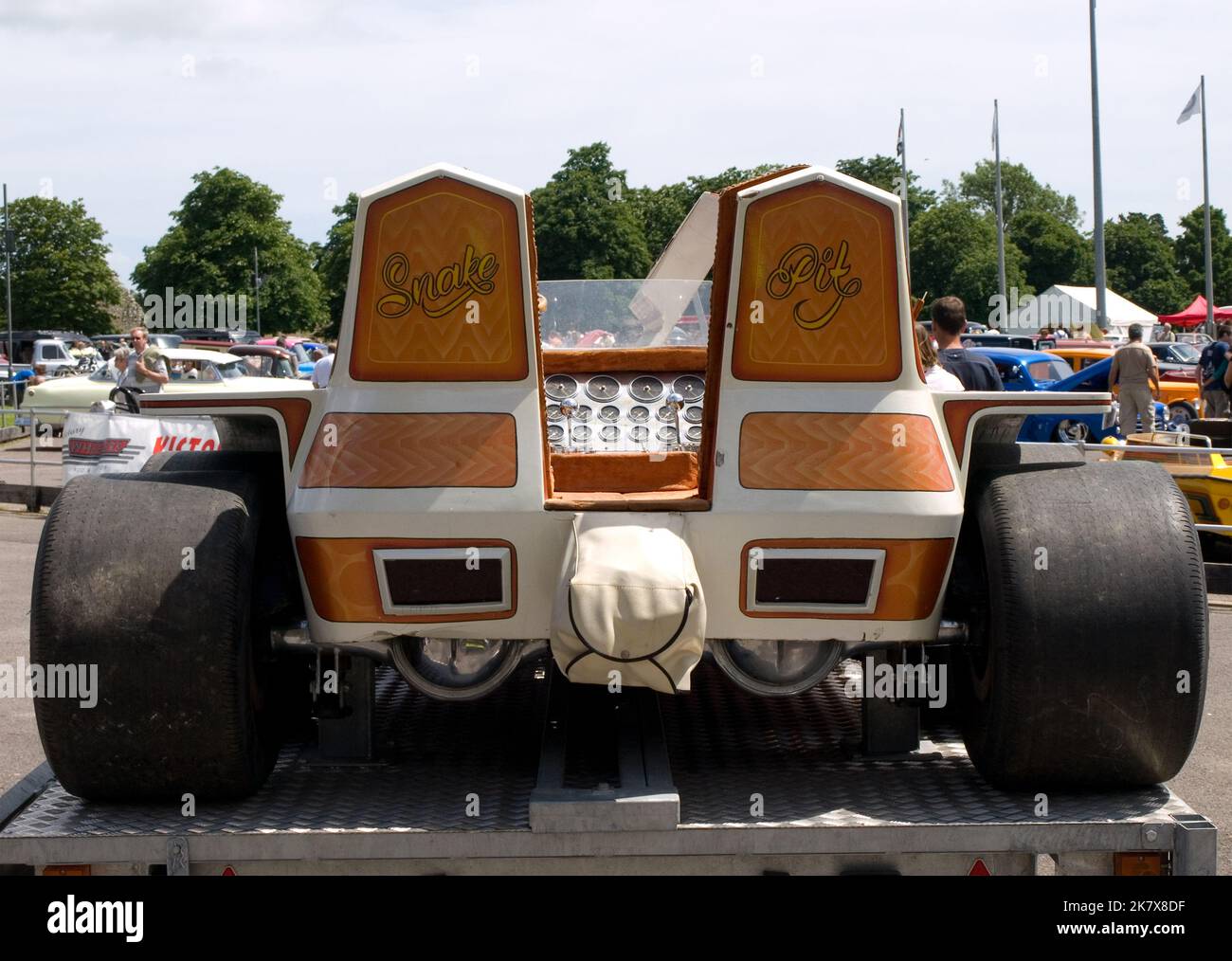 Barris Kustom snakepit al museo dei motori di Beaulieu hot Rod e Custom Drive nel 2008. Foto Stock