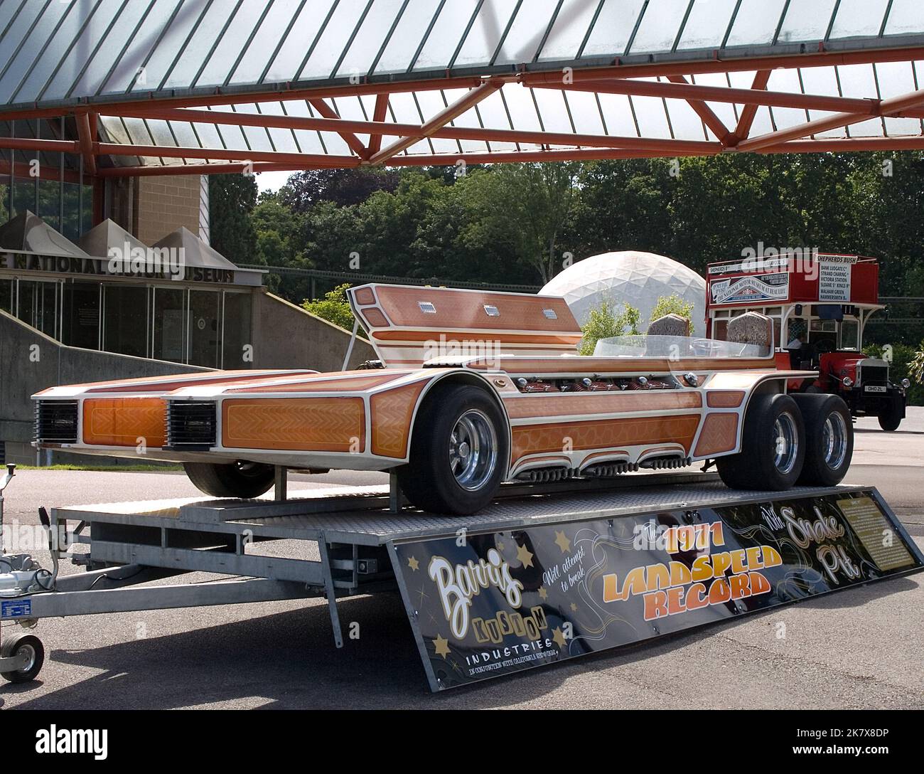 Barris Kustom snakepit al museo dei motori di Beaulieu hot Rod e Custom Drive nel 2008. Foto Stock