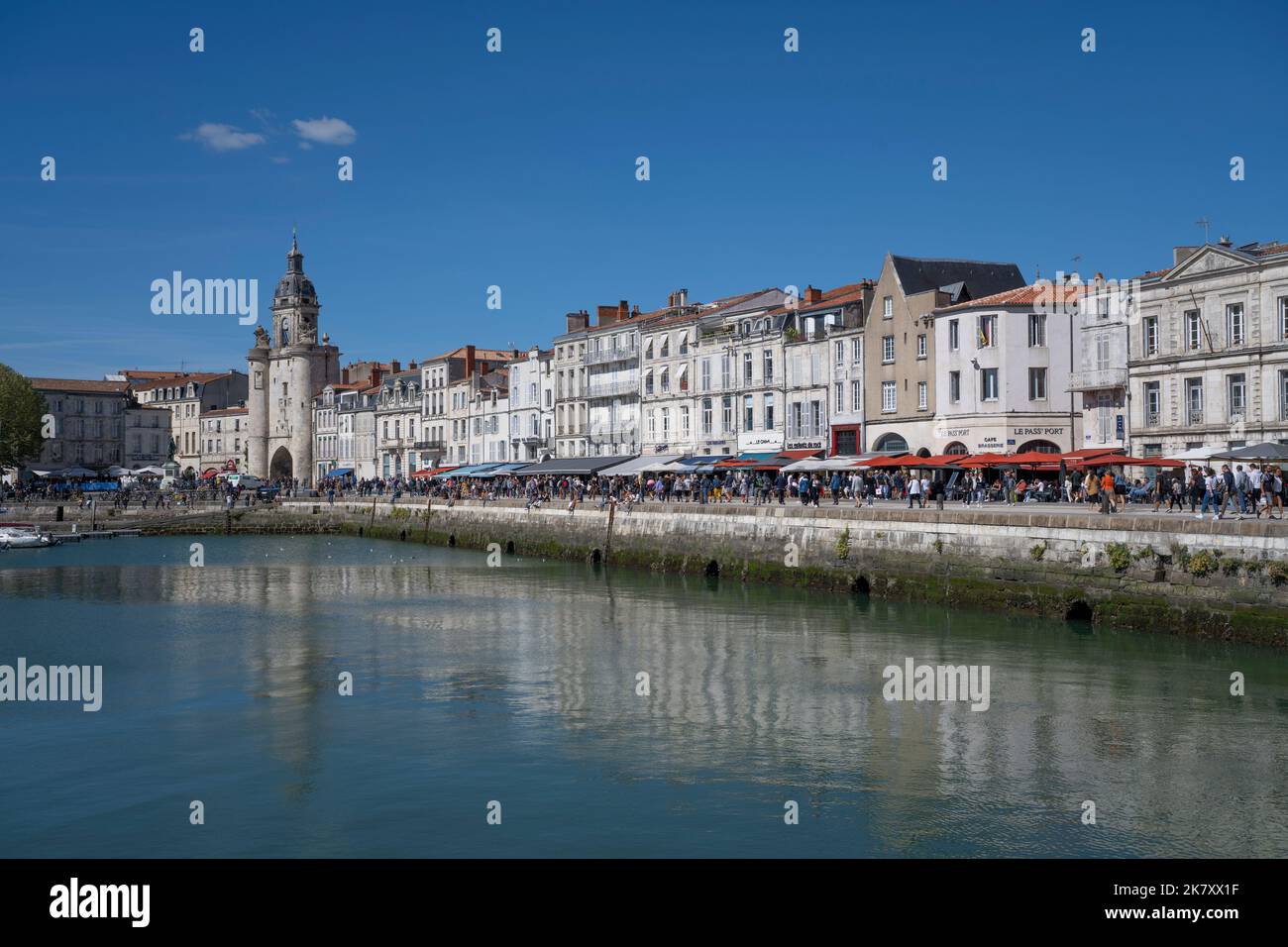 L'antico porto (Vieux port) di la Rochelle, Charente Maritime, Nouvelle-Aquitaine, Francia Foto Stock