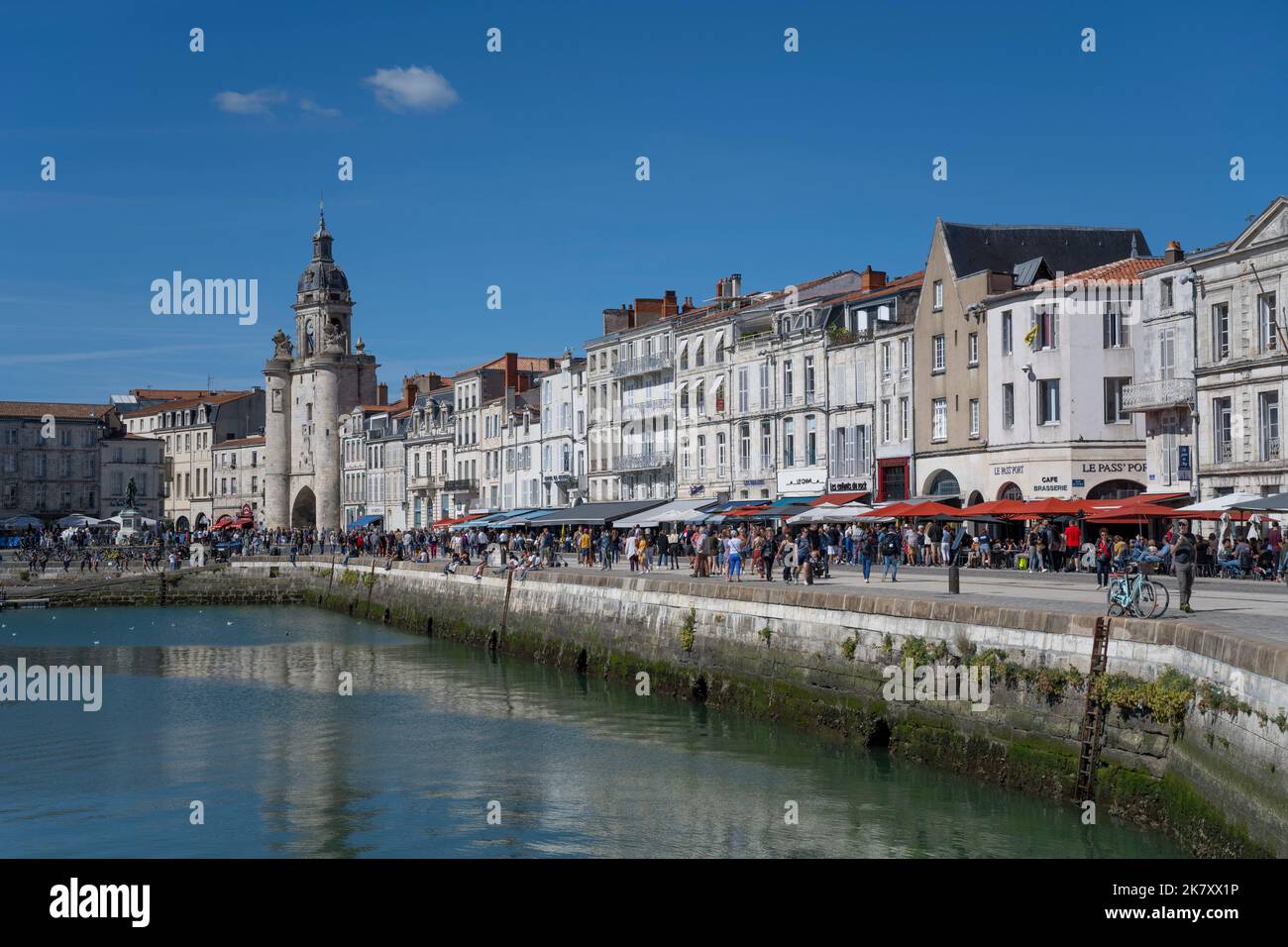 L'antico porto (Vieux port) di la Rochelle, Charente Maritime, Nouvelle-Aquitaine, Francia Foto Stock
