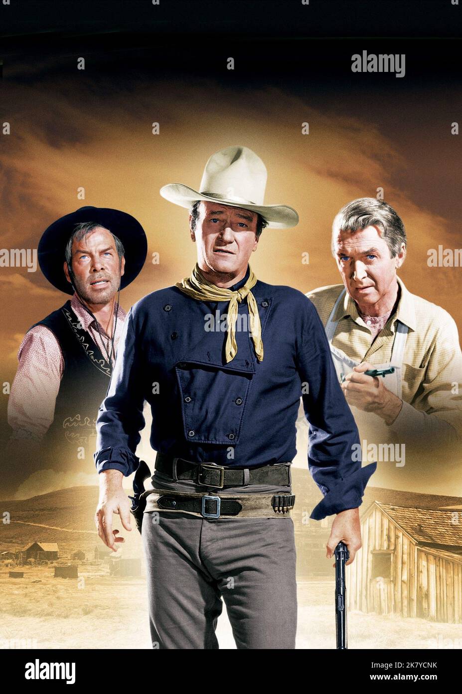 Lee Marvin, John Wayne & James Stewart Film: The Man Who Shot Liberty Valance (USA 1962) personaggi: Liberty Valance, Tom Doniphon, Ransom Stoddard regista: John Ford 13 aprile 1962 **AVVERTENZA** questa fotografia è solo per uso editoriale ed è copyright delle IMMAGINI DI PRIMARIA IMPORTANZA e/o del fotografo assegnato dalla Film o dalla Production Company e può essere riprodotta solo da pubblicazioni in concomitanza con la promozione del film di cui sopra. È richiesto un credito obbligatorio per LE FOTO DI PARAMOUNT. Il fotografo deve essere accreditato anche quando è noto. Nessun uso commerciale può essere concesso senza scritto Foto Stock