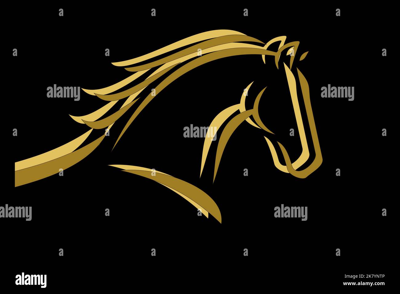 Logo Horse Foto Stock