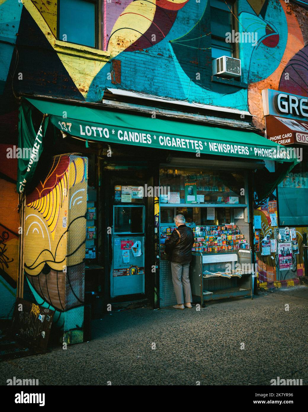 Negozio a Greenpoint, Brooklyn, New York Foto Stock
