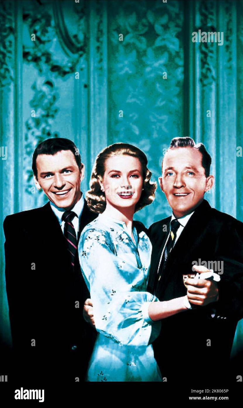 Frank Sinatra, Grace Kelly & Bing Crosby Film: High Society (USA 1956) personaggi: Mike Connor, Tracy Samantha Lord, C.K. Dexter-Haven regista: Charles Walters 17 luglio 1956 **AVVERTENZA** questa fotografia è solo per uso editoriale ed è copyright di MGM e/o del fotografo assegnato dalla Film o dalla Production Company e può essere riprodotta solo da pubblicazioni in concomitanza con la promozione del film di cui sopra. È richiesto un credito obbligatorio a MGM. Il fotografo deve essere accreditato anche quando è noto. Nessun uso commerciale può essere concesso senza autorizzazione scritta da parte della Film Company. Foto Stock