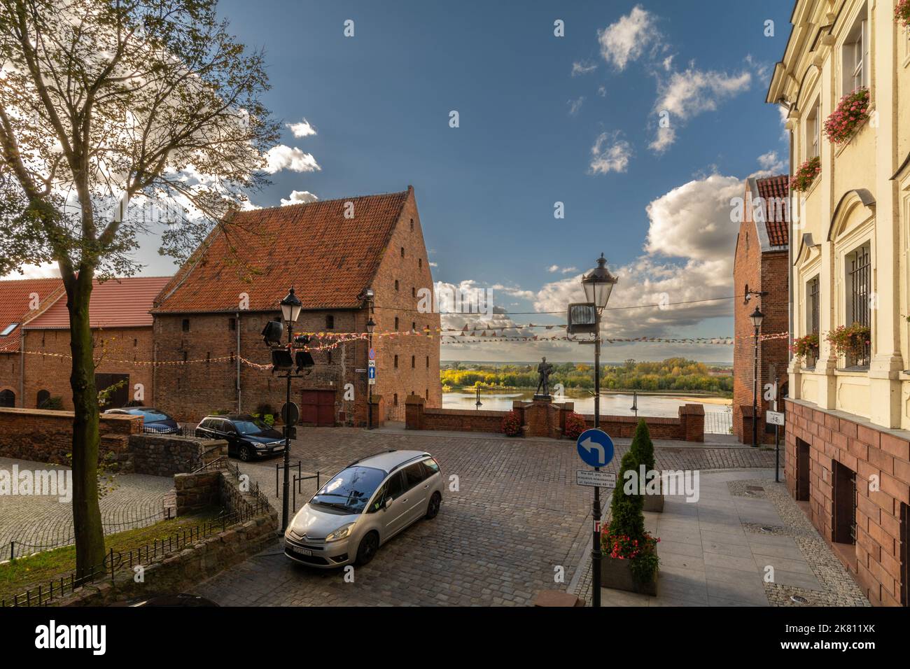 Luoghi interessanti da visitare a Grudziadz, Polonia. Foto Stock