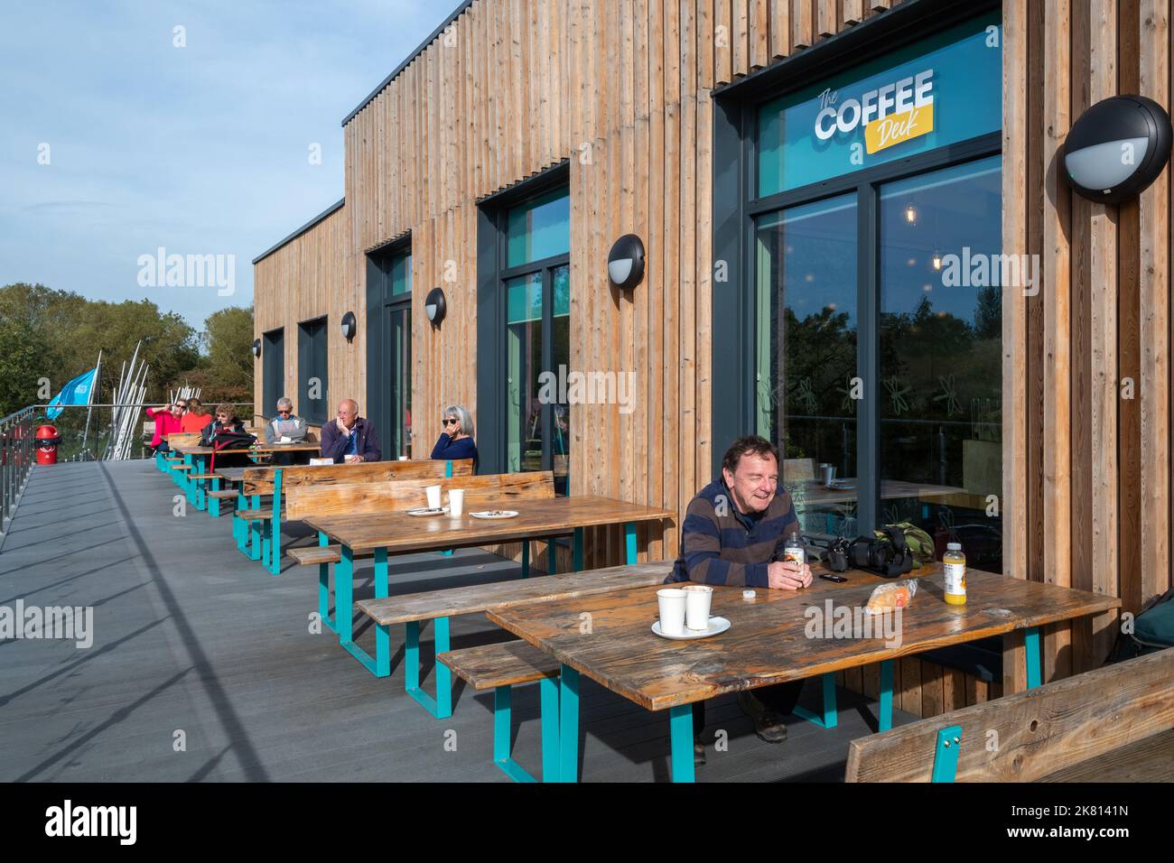 Dinton Pastures Country Park, The Activity Centre and Cafe, un'attrazione turistica vicino a Wokingham, Berkshire, Inghilterra, Regno Unito Foto Stock