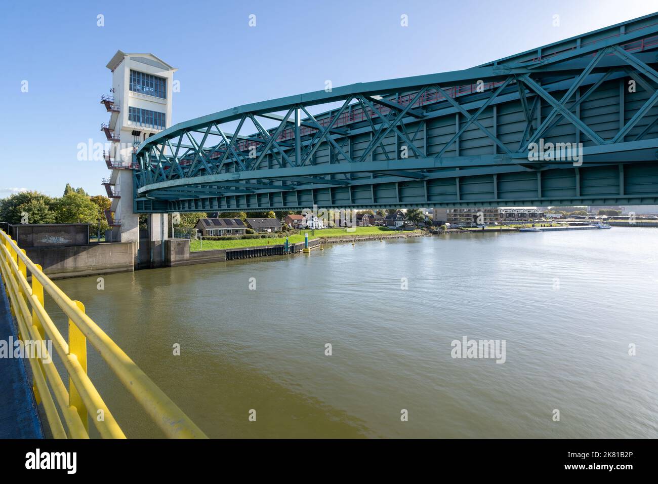 Stormvloedkering Hollandse IJssel Foto Stock