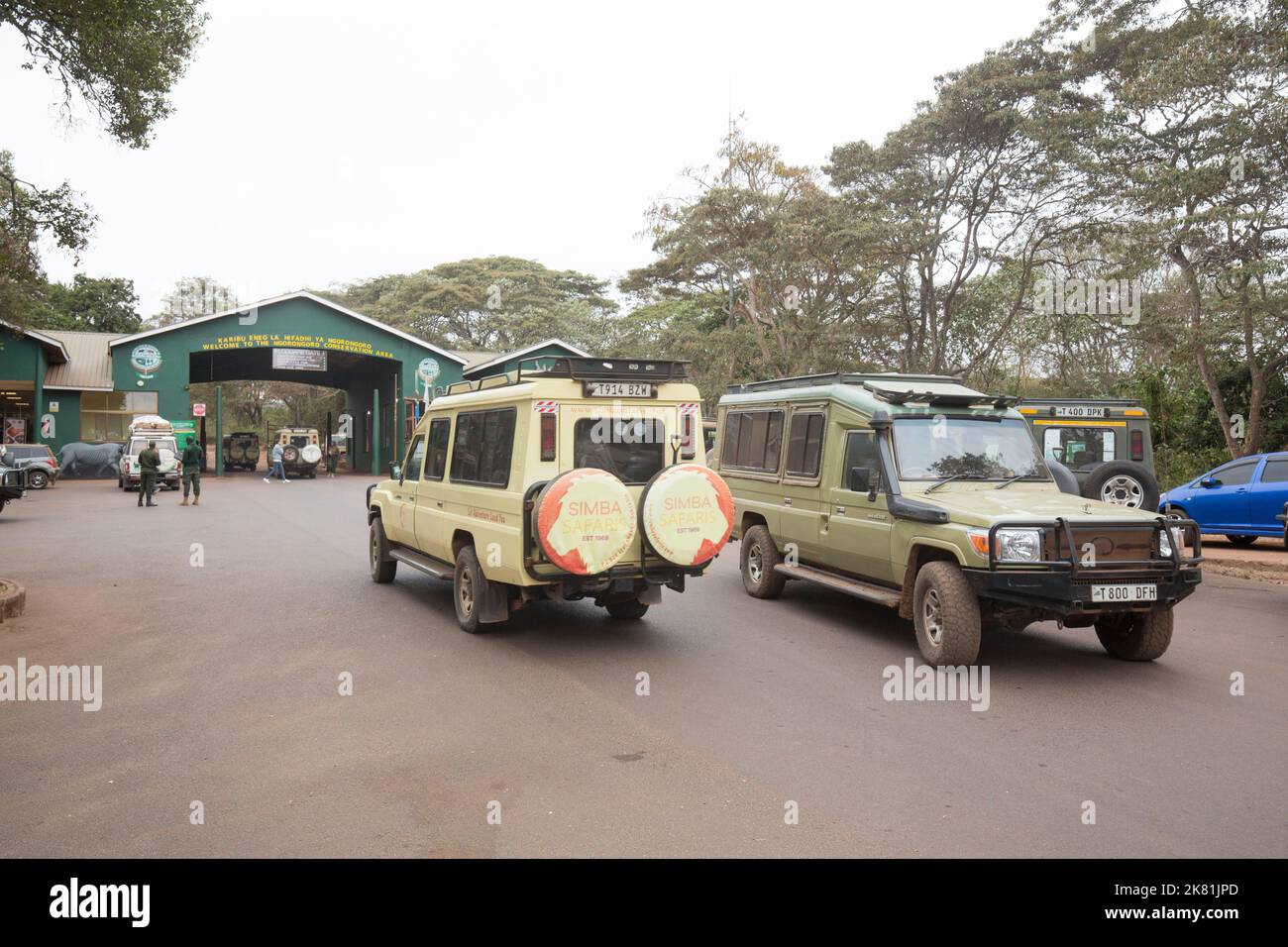 PARCO DI NGORONGORO TANZANIA Foto Stock