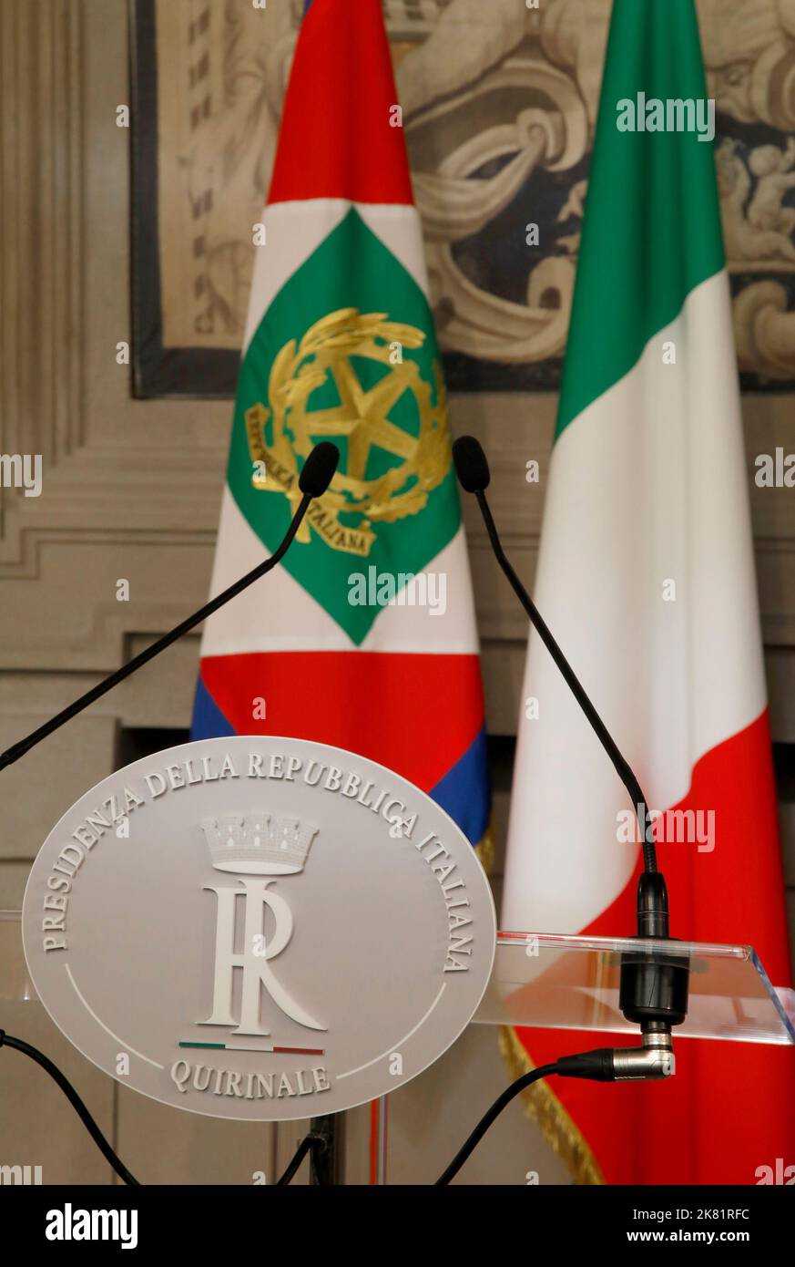 Roma, Italia. 20th Ott 2022. Roma, primo giorno di consultazioni al Quirinale per la formazione del nuovo governo. Foto: Credit: Independent Photo Agency/Alamy Live News Foto Stock