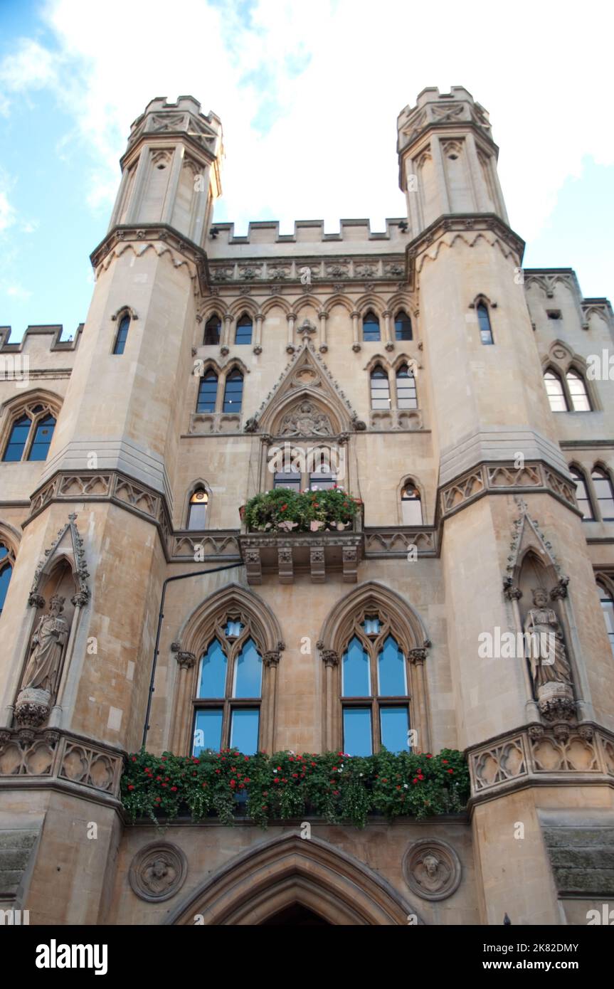 Ingresso, Dean's Yard, Westminster, Londra, Regno Unito. Questo cantiere era per i Deans of Westminster Abbey. Foto Stock