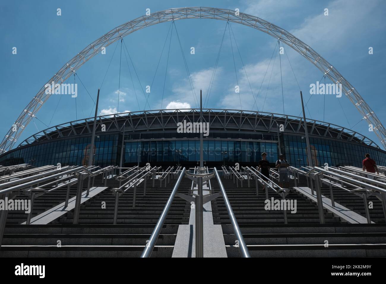 Stadio di Wembley (prospettiva alternativa) Foto Stock