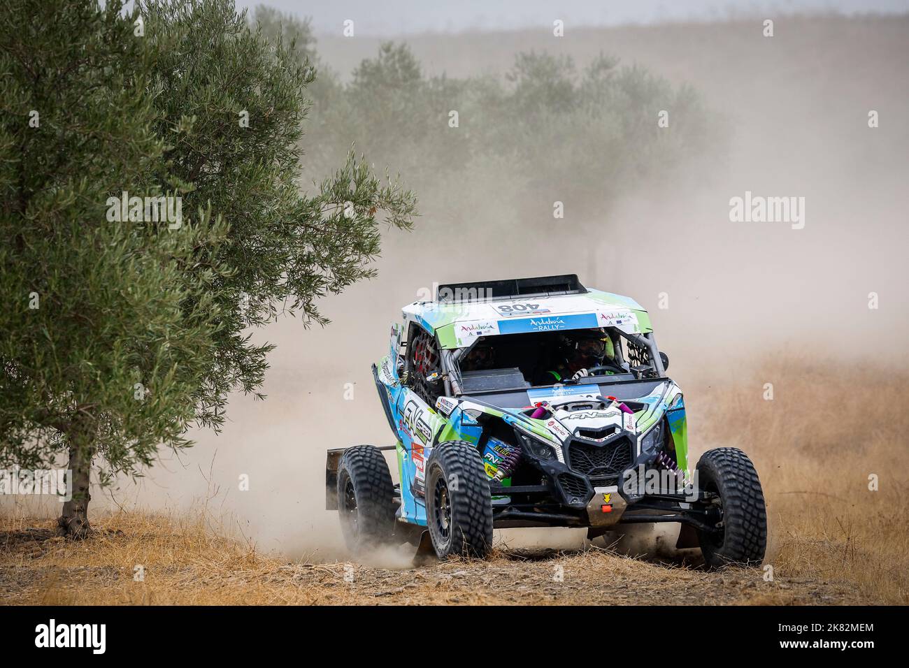 Sevilla, Spagna. 20th Ott 2022. 408 NAVARRO FERRER Pau (spa), METGE Michael (fra), FN Speed, BRP CAN-AM Maverick XRS Turbo, Auto, FIA W2RC, azione durante la fase 1 del Rally Andalucia 2022, 4th° round del Campionato Mondiale FIA Rally-RAID 2022, il 20 ottobre 2022 a Siviglia, Spagna - Foto Frédéric le Floc'h / DPPI Credit: DPPI Media/Alamy Live News Foto Stock