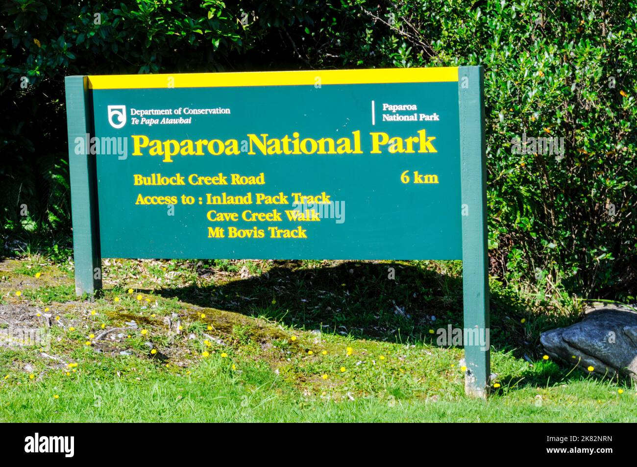 Parque Nazionale di Paparoa sull'Isola Sud della Nuova Zelanda Foto Stock