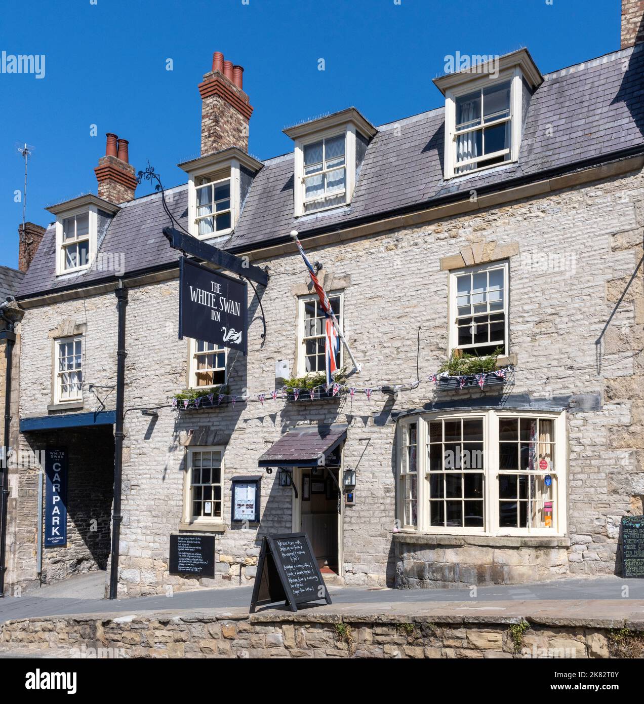 The White Swan Inn - casa pubblica - Market Place, Pickering, North Yorkshire, Yorkshire, Inghilterra, REGNO UNITO Foto Stock