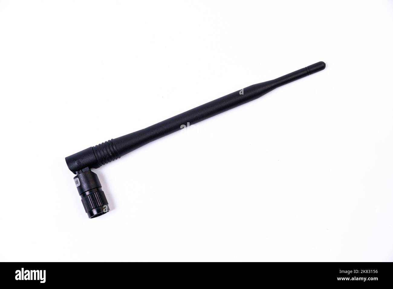 Antenne di sistemi cellulari con hotspot wifi per router isolato su bianco rimovibile Foto Stock