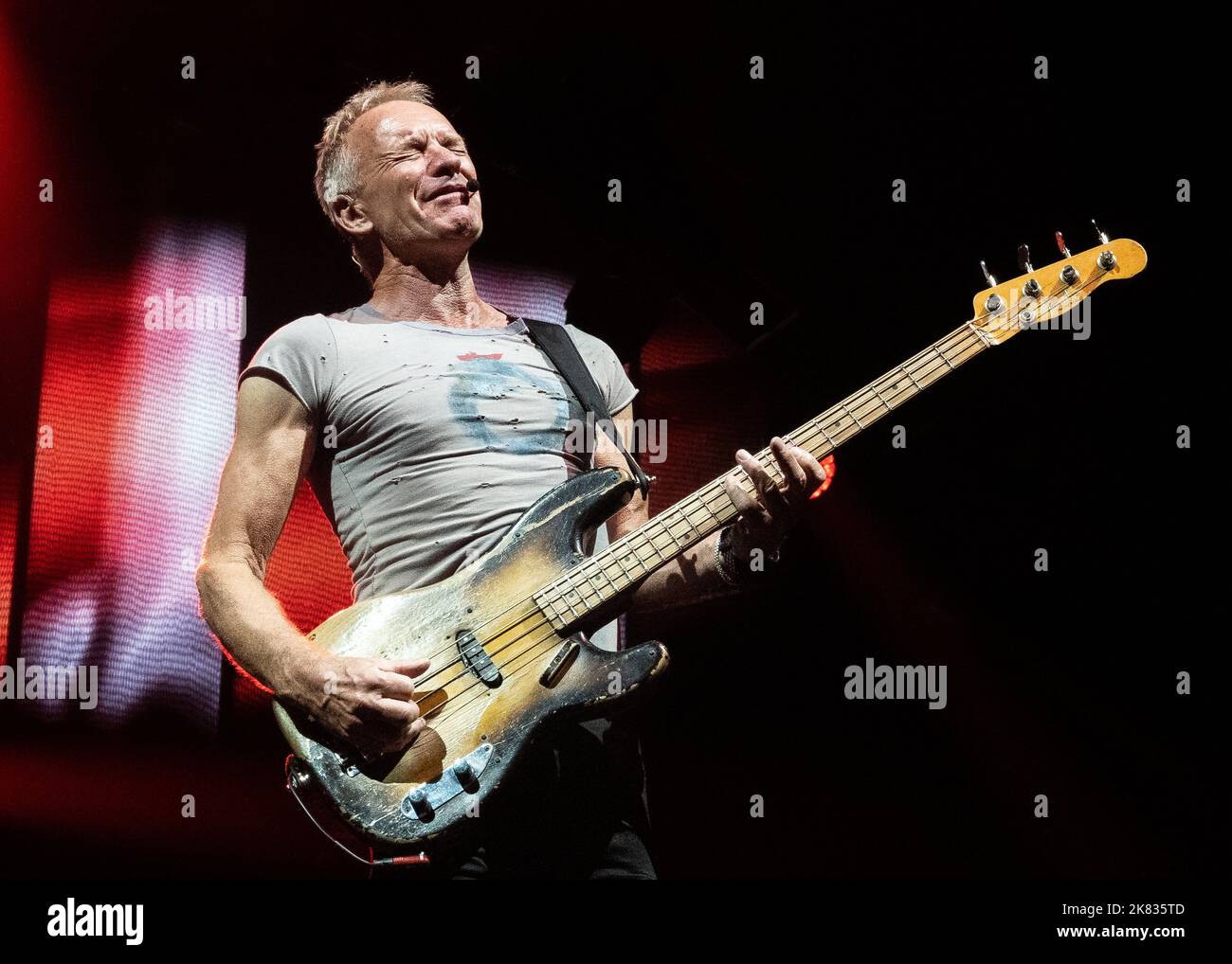 Sting si esibisce dal vivo a Oslo il 19 ottobre 2022 Foto Stock