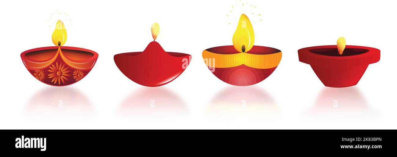 100% Ottone Puro, Confezione Da 2 Pezzi Di Ottone Diwali Diya India
