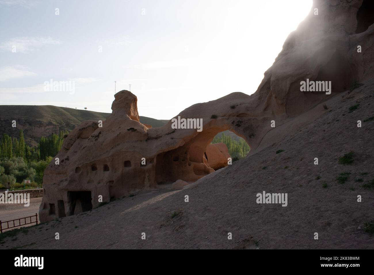 Parco Nazionale di Göreme, città sotterranea di Kaymakli, Derinkuyu Foto Stock