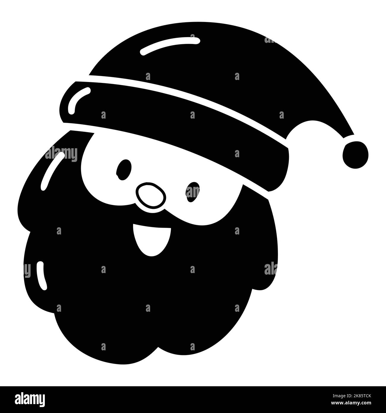 Natale Babbo Natale Vector Illustration per elemento di Natale Illustrazione Vettoriale