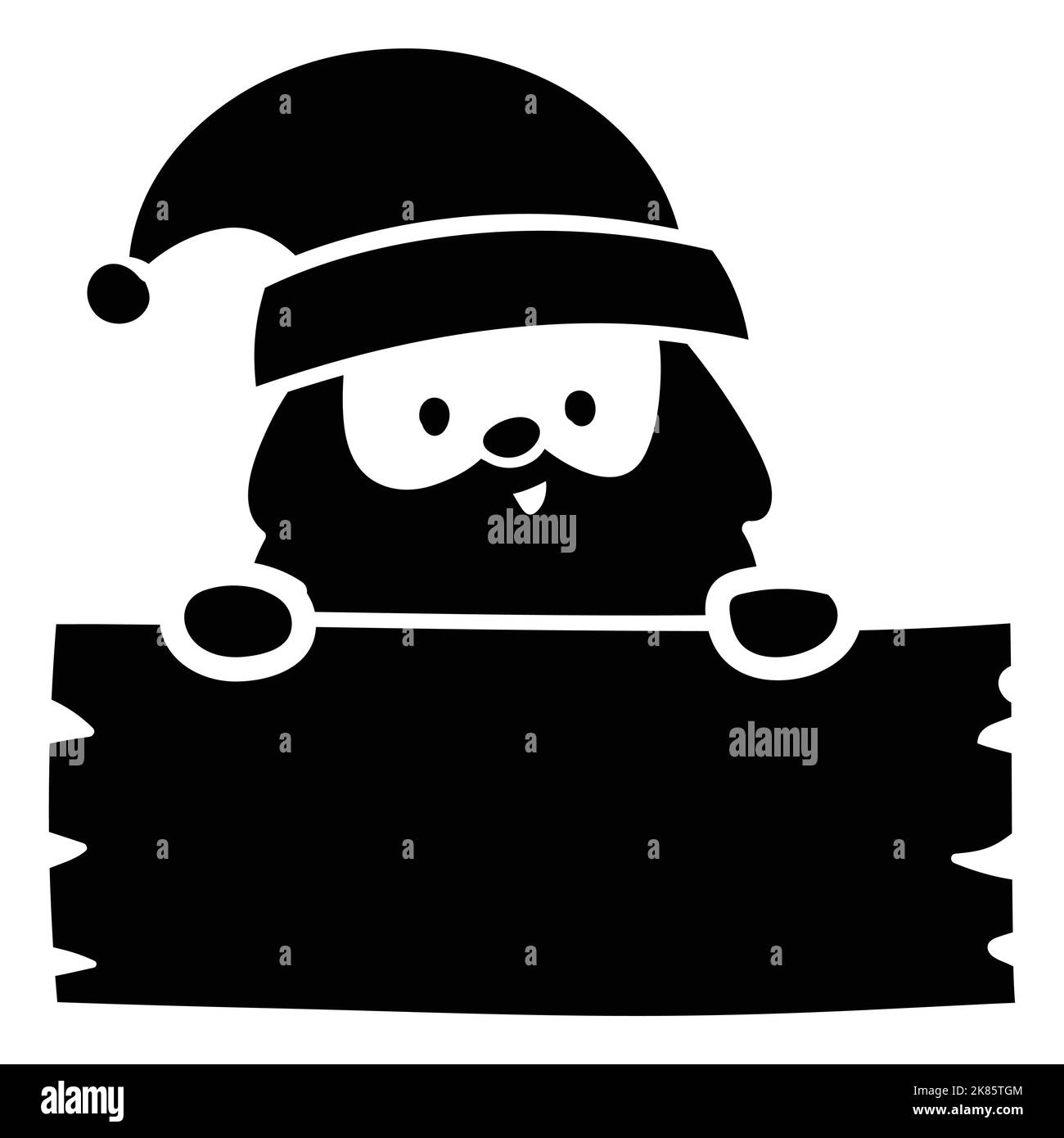 Natale Babbo Natale Vector Illustration per elemento di Natale Illustrazione Vettoriale